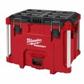 Milwaukee Tool PACKOUT XL Tool Box, Polymer, Black/Red, 22 in W x 16-1/4 in D x 19 in H ML48-22-8429